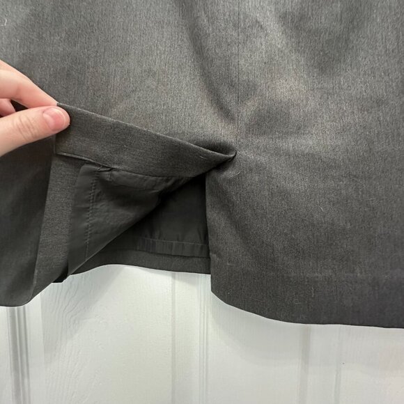 Anne Klein Charcoal Gray Pencil Suit Skirt Size 16 - Picture 5 of 6